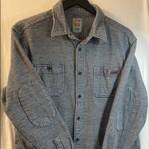 Dickies Vintage Men's X-Large Striped Shacket